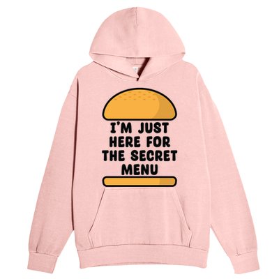 Im Just Here For The Secret U Novelty Word Design Gift Urban Pullover Hoodie