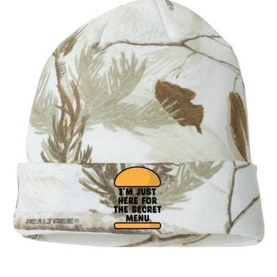 Im Just Here For The Secret U Novelty Word Design Gift Kati Licensed 12" Camo Beanie