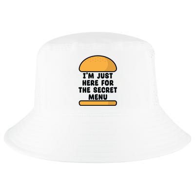 Im Just Here For The Secret U Novelty Word Design Gift Cool Comfort Performance Bucket Hat