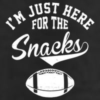 I'm Just Here For The Snacks Funny Football Adult Drive Performance Visor