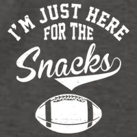 I'm Just Here For The Snacks Funny Football Vector Backpack