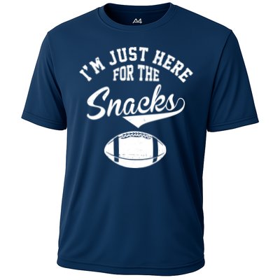 I'm Just Here For The Snacks Funny Football Performance Shirt