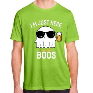 IM Just Here For The Boos Funny Halloween Drinking Adult ChromaSoft Performance T-Shirt