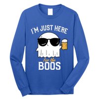 IM Just Here For The Boos Funny Halloween Drinking Long Sleeve Shirt