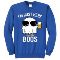 IM Just Here For The Boos Funny Halloween Drinking Sweatshirt