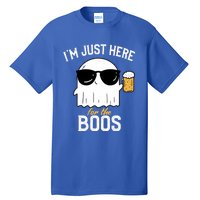 IM Just Here For The Boos Funny Halloween Drinking Tall T-Shirt