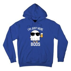 IM Just Here For The Boos Funny Halloween Drinking Tall Hoodie