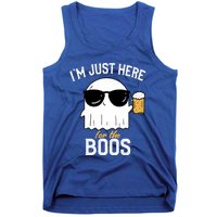 IM Just Here For The Boos Funny Halloween Drinking Tank Top