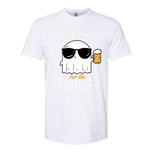 IM Just Here For The Boos Funny Halloween Drinking Softstyle CVC T-Shirt