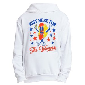 IM Just Here For The Wieners 4th Of July Hot Dog Urban Pullover Hoodie