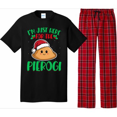 IM Just Here For The Pierogi Polish Pierogi Christmas Pajama Set