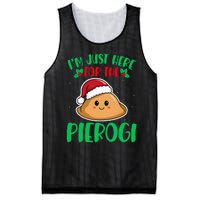 IM Just Here For The Pierogi Polish Pierogi Christmas Mesh Reversible Basketball Jersey Tank