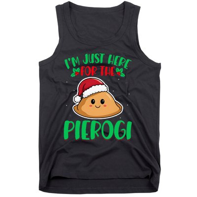 IM Just Here For The Pierogi Polish Pierogi Christmas Tank Top