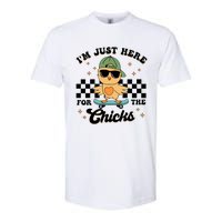 IM Just Here For The Chicks Easter Softstyle CVC T-Shirt