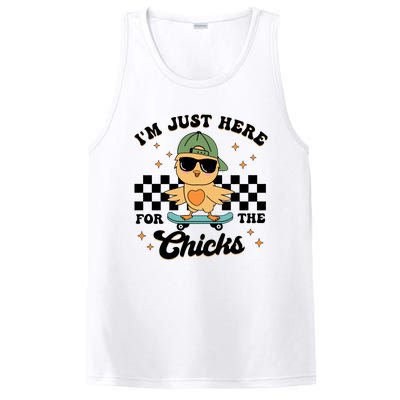 IM Just Here For The Chicks Easter PosiCharge Competitor Tank