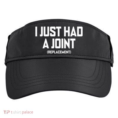 I Just Had A Joint Replacement Adult Drive Performance Visor