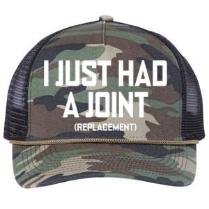 I Just Had A Joint Replacement Retro Rope Trucker Hat Cap