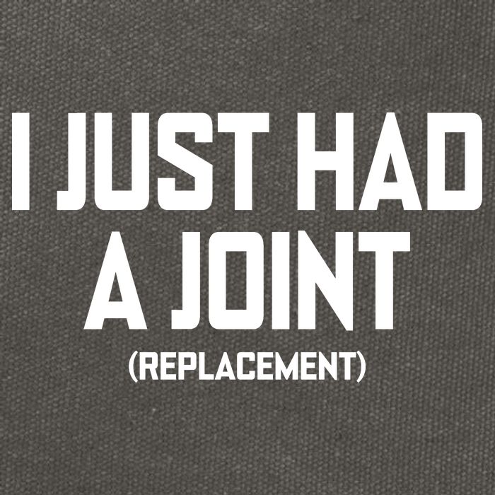 I Just Had A Joint Replacement Cotton Canvas Backpack