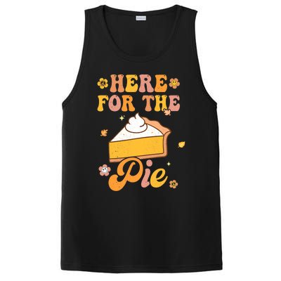 I'm Just Here For The Pie Funny Thanksgiving Day Gifts PosiCharge Competitor Tank