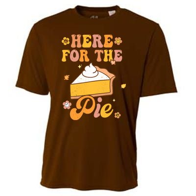 I'm Just Here For The Pie Funny Thanksgiving Day Gifts Cooling Performance Crew T-Shirt