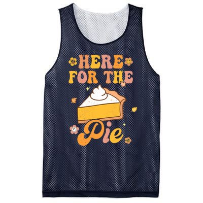 I'm Just Here For The Pie Funny Thanksgiving Day Gifts Mesh Reversible Basketball Jersey Tank