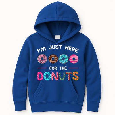 I'm Just Here For The Donuts Doughnut Dough Sweet Dessert Gift Kids Hoodie