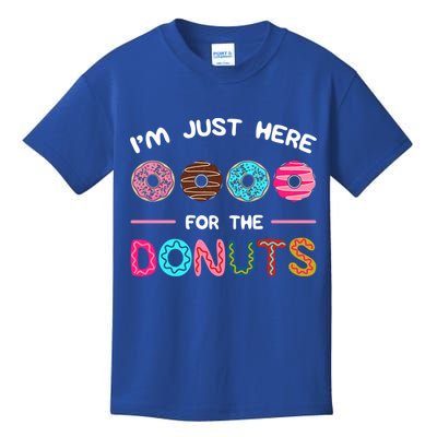 I'm Just Here For The Donuts Doughnut Dough Sweet Dessert Gift Kids T-Shirt