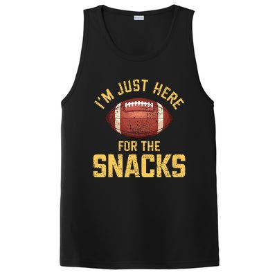 IM Just Here For The Snacks Football PosiCharge Competitor Tank