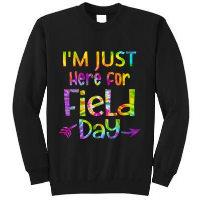 I'm Just Here For Field Day Colorful Sweatshirt