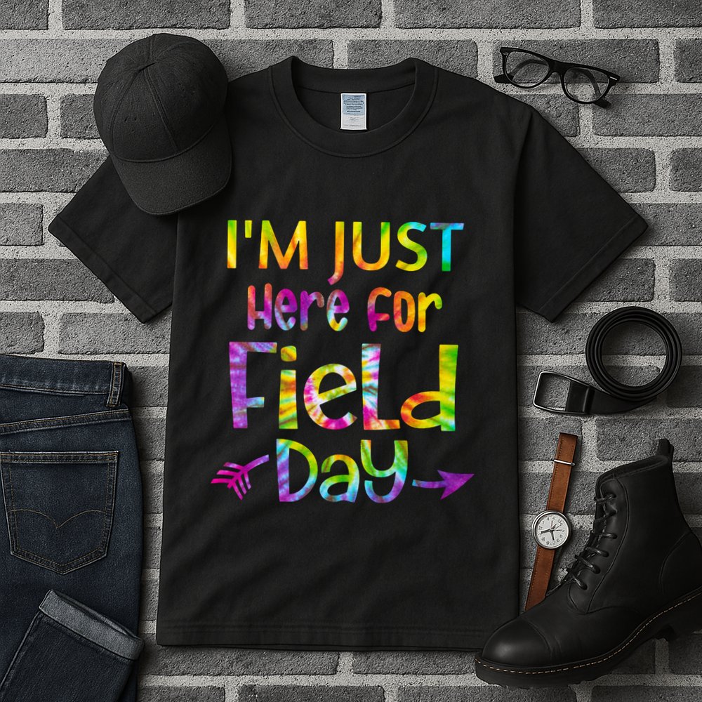 I'm Just Here For Field Day Colorful Tall T-Shirt
