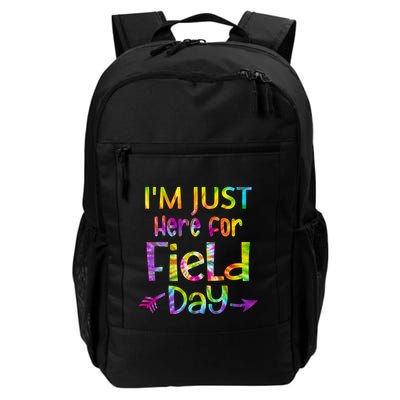 I'm Just Here For Field Day Colorful Backpack