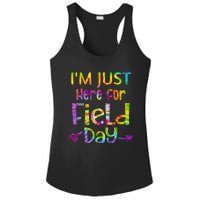 I'm Just Here For Field Day Colorful Ladies PosiCharge Competitor Racerback Tank