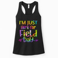 I'm Just Here For Field Day Colorful Womens Tank Top