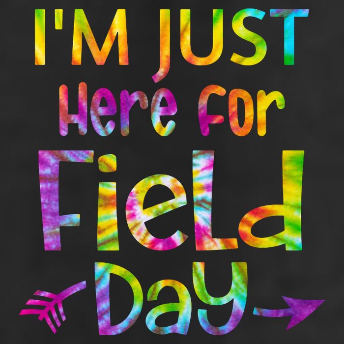 I'm Just Here For Field Day Colorful Hat