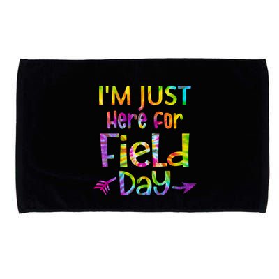 I'm Just Here For Field Day Colorful Microfiber Hand Towel