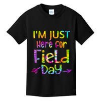 I'm Just Here For Field Day Colorful Kids T-Shirt