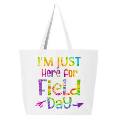 I'm Just Here For Field Day Colorful 25L Jumbo Tote