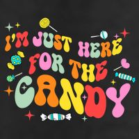 I'm Just Here For The Candy Halloween Cute Lollipop Sweets Adult Drive Performance Visor