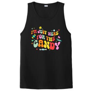 I'm Just Here For The Candy Halloween Cute Lollipop Sweets PosiCharge Competitor Tank