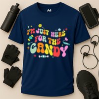I'm Just Here For The Candy Halloween Cute Lollipop Sweets Cooling Performance Crew T-Shirt