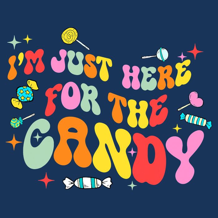 I'm Just Here For The Candy Halloween Cute Lollipop Sweets Cooling Performance Crew T-Shirt