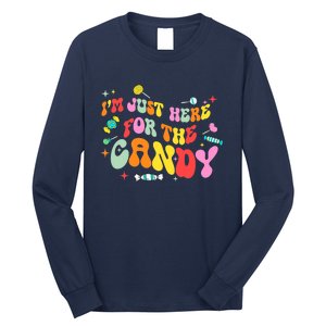 I'm Just Here For The Candy Halloween Cute Lollipop Sweets Long Sleeve Shirt