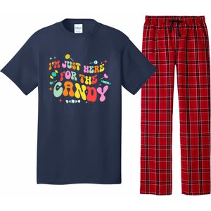 I'm Just Here For The Candy Halloween Cute Lollipop Sweets Pajama Set