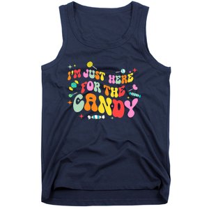 I'm Just Here For The Candy Halloween Cute Lollipop Sweets Tank Top