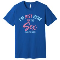 I'm Just Here For The Sex Gender Reveal Keeper Of The Gender Cool Gift Premium T-Shirt