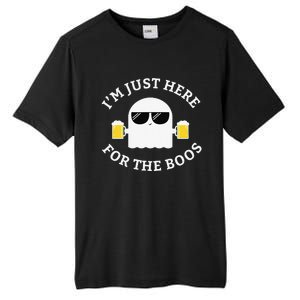 Im Just Here For The Boos Funny Halloween Beer Tall Fusion ChromaSoft Performance T-Shirt