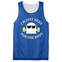 Im Just Here For The Boos Funny Halloween Beer Mesh Reversible Basketball Jersey Tank