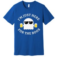 Im Just Here For The Boos Funny Halloween Beer Premium T-Shirt