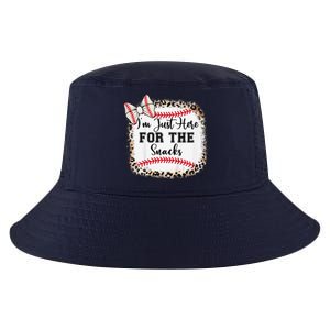 Im Just Here For The Snack Baseball Sister Baby Girl Cool Comfort Performance Bucket Hat