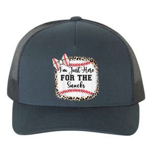 Im Just Here For The Snack Baseball Sister Baby Girl Yupoong Adult 5-Panel Trucker Hat